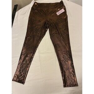 Wild Fable Women's Size XL Metallic Animal Print High Rise Leggings